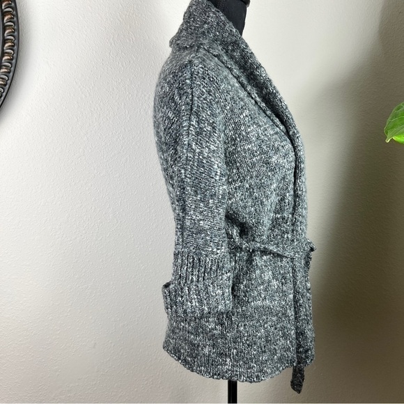 Chaus Gray Knit Cardigan Sweater - Picture 4 of 14